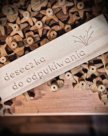 Deska do odpukiwania, deseczka, Drewniane dodatki
