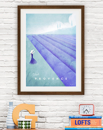 Prowansja - vintage plakat, minimalmill