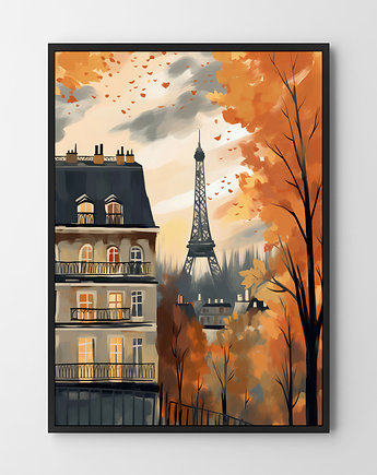 Plakat Jesień w Paryżu v2, HOG STUDIO