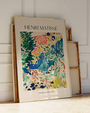 Plakat Reprodukcja Henri Matisse - Krajobraz w Collioure, OKAZJE - Prezenty na 18 dla syna