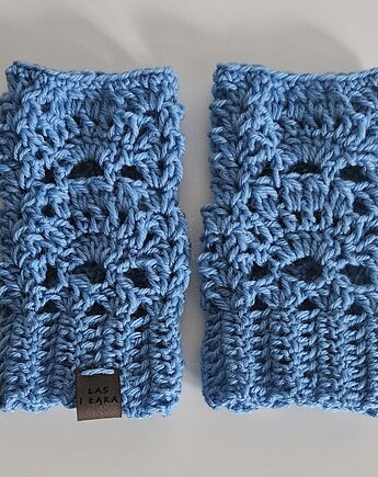 Mitenki retro z wełny, Las i Łąka