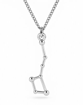 Naszyjnik męski WIELKA NIEDŹWIEDZICA - srebro 925, złoto, ISSI Jewelry