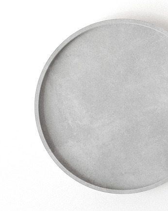 Taca betonowa okrągła szara 25 cm, jenoforma