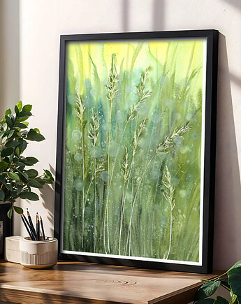 Trawy. Plakat, Malgorzata Domanska