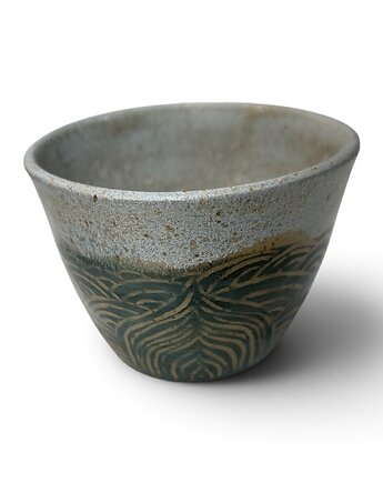Ceramiczny kubek - czarka, ArtByLeika
