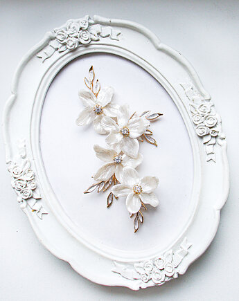 Kwiatowa winorośl do włosów - elegancka ozdoba do włosów, MoonBird