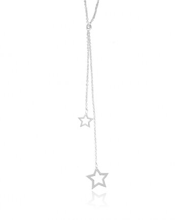 Naszyjnik krawatka z gwiazdkami pr. 925, VENA Jewellery