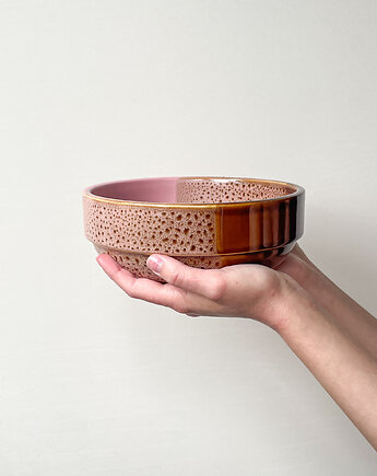 Miska  [wzór: różowa pantera] 17 cm, FORMY PROSTE