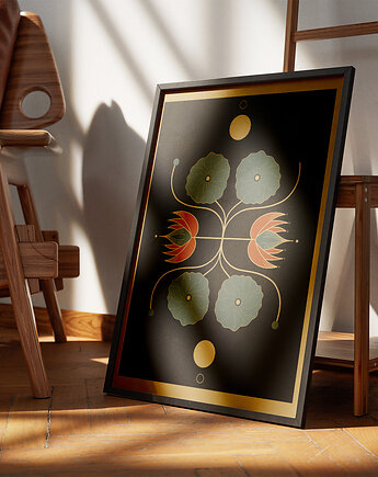 Floral III - grafika, dagaroszak
