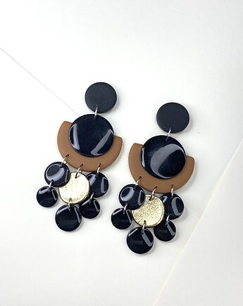 Wiszące geometryczne kolczyki METZ, Clayee