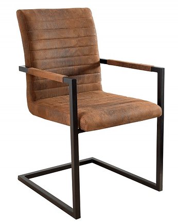 Krzesło z podłokietnikami brąz 90cm, Home Design