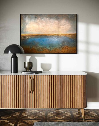 Obraz "Dwa światy" 90x130, Anna Maria Majkutewicz