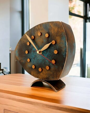 Cichy zegar drewniany, Clock Wood Studio