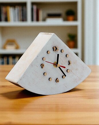 Zegarek CICHY Bujaczek BIAŁY, Clock Wood Studio
