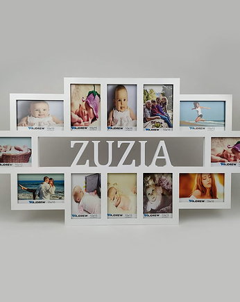Multirama ramka na zdjęcia imię mdf 12 zdjęć, Wajdrew