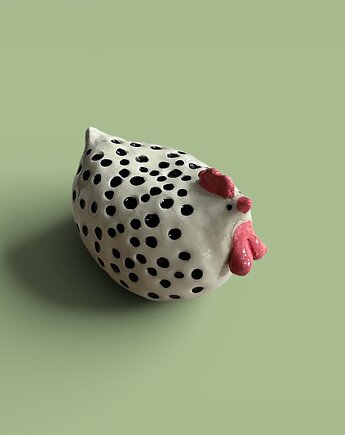 Ręcznie wykonany Kura w kropki, NOWdeco