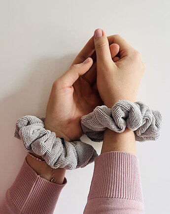 Opaski kosmetyczne na nadgarstki do mycia twarzy SKIN BANDS Szary, Nandi