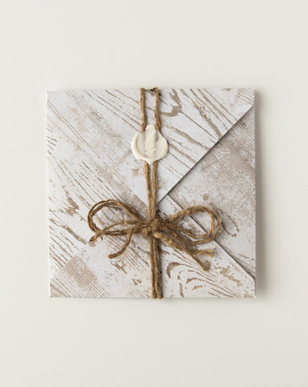 Kartka ślubna kopertówka eko sznurek, Papiernik