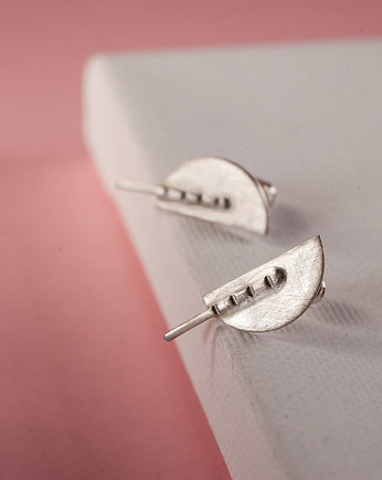 Kolczyki srebrne Dotknij Księżyc, ZIĘBA