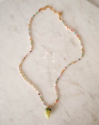 Mix&Match elegancki łańcuszek z koralików z cytrynką, Maybe Jwlr