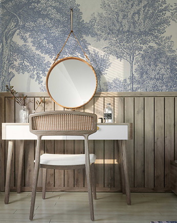 Tapeta Mural Drzewa vintage blue, Bluebird Design