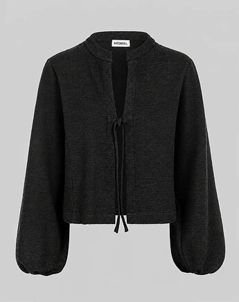 Koszula bolero Chloe black boucle, Patchouli