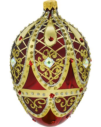 Bombka choinkowa: Ekskluzywne jajo Faberge: bordowe, Syn Bombkarza