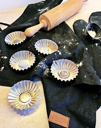 Lniany zestaw kuchenny 2 ściereczki i rękawica, Nellen