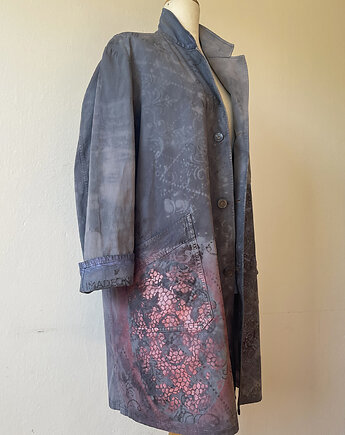 Drelichowy płaszcz Denim oversize,  IMADEONE