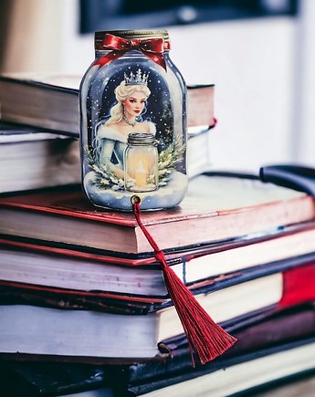 Zakładka do książki Zimowy Słój Królowa Śniegu, DrukLove