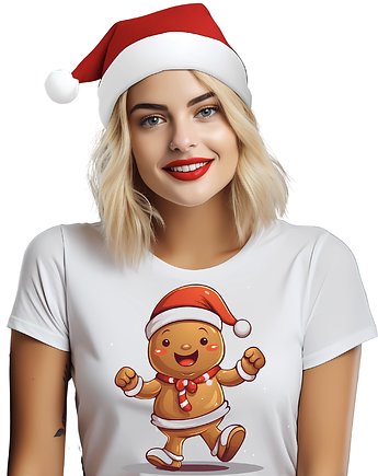 Koszulka świąteczna piernik ciastek t-shirt, EvienArt