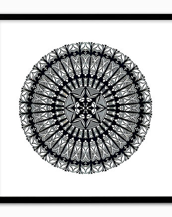  MANDALA Art Papercut (handmade artwork), na ludowo