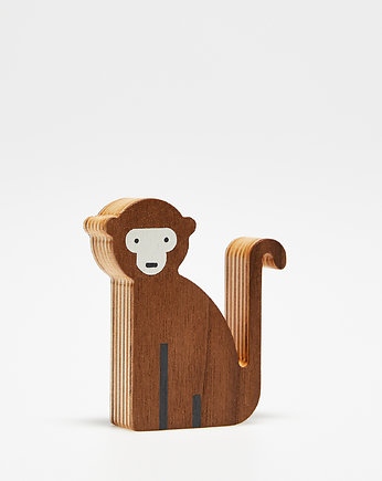Drewniana zabawka - Małpa, 