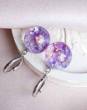 Kolczyki z gipsówką, nature gift