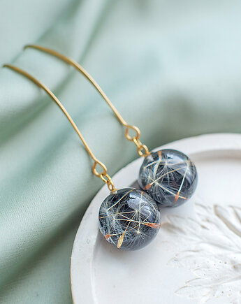 Kolczyki z rzęsek dmuchawca, nature gift