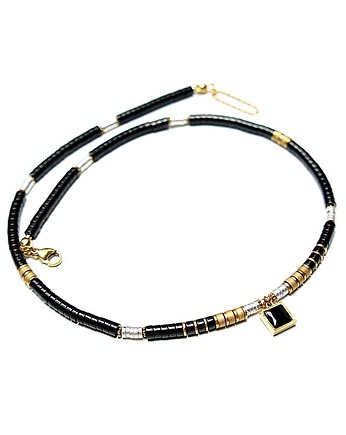 Hematyt black matt vol. 4 /choker/ - Szlachetna kolekcja, KiKa pracownia