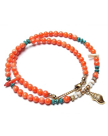 Sea collection - Koral orange vol. 4 /choker/ 26.01.26, KiKa pracownia