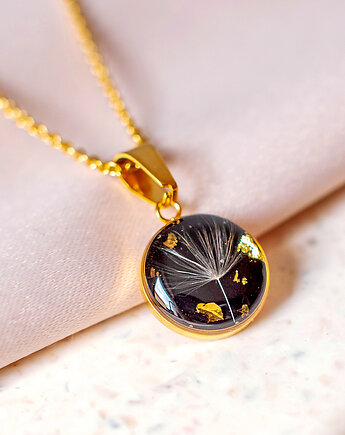 Wisiorek z rzęsek dmuchawca, nature gift