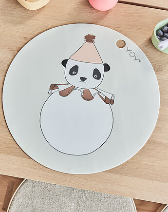 Podkładka Stołowa Panda z pomponem, OYOY