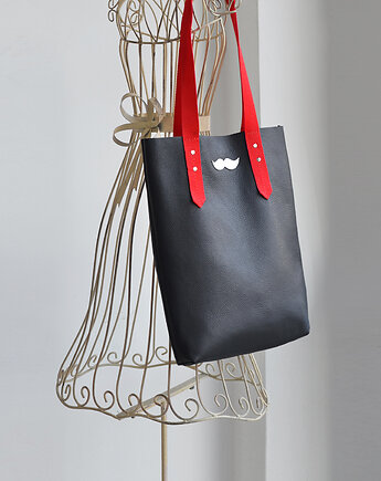 Skórzana torba na ramię Moustache, modeMania