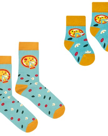 Skarpetki w Pizze dla Taty i Niemowlaka, FAVES. Socks&Friends