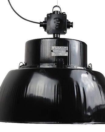 CZARNA LAMPA  PRZEMYSŁOWA MODEL ORP-125E, 1960r., MAGHAUS