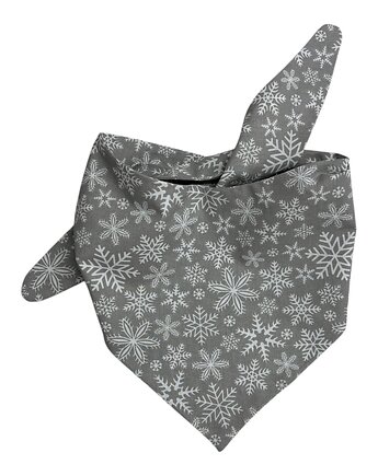 Stylowa bandana dla psa - rozmiar XL  Zimowy wzór w śnieżynki XL, Psia szafa