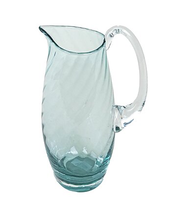 Dzbanek szklany, włoski design, lata 70, produkcja: Włochy, Przetwory design