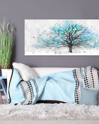 Grafika na płotnie Abstakcyjne drzewo- 150x60cm, LUdesign gallery