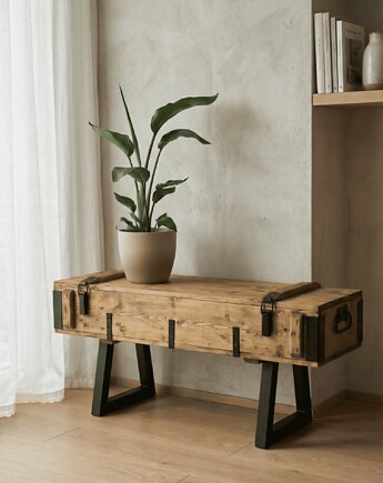 Skrzynia, siedzisko na buty do przedpokoju, PiorunowoSzafa