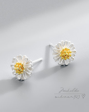 Daisy - srebrne kolczyki + box, Ewa Saj  Silver