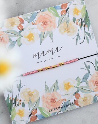 MAMA - Alfabet Morse'a - Bransoletka, Le Boho Bleu