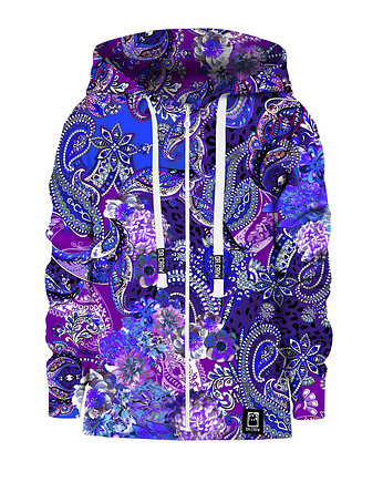Bluza Zamek Dziewczynka DR.CROW Purple Paisley, DrCrow