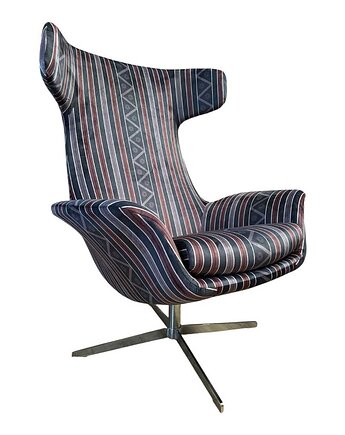 Designerski, nowoczesny, unikatowy fotel do salonu Mirasol Moka II, Flamingos